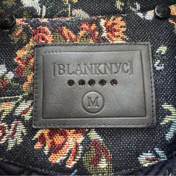 Blank NYC Women’s Tapestry Flight Bomber Jacket - Picture 5 of 8